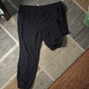 Athletic Works Black Pants - Sweatpants